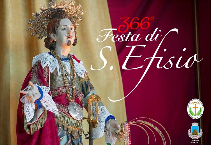 Festa di Sant'Efisio a Sarroch, manifesto 2022