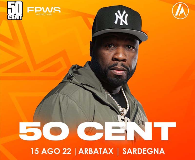 Arabax Msic Festival, programma 2022 con 50 cent