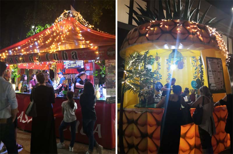 Stand cocktail cubani alla Fiesta Latina