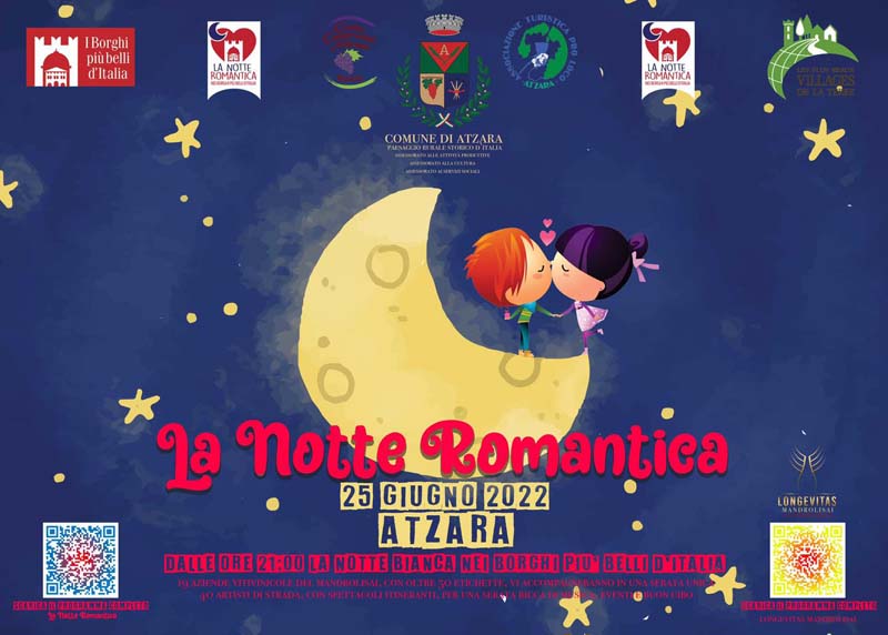 Notte Romantica Atzara 2022, manifesto