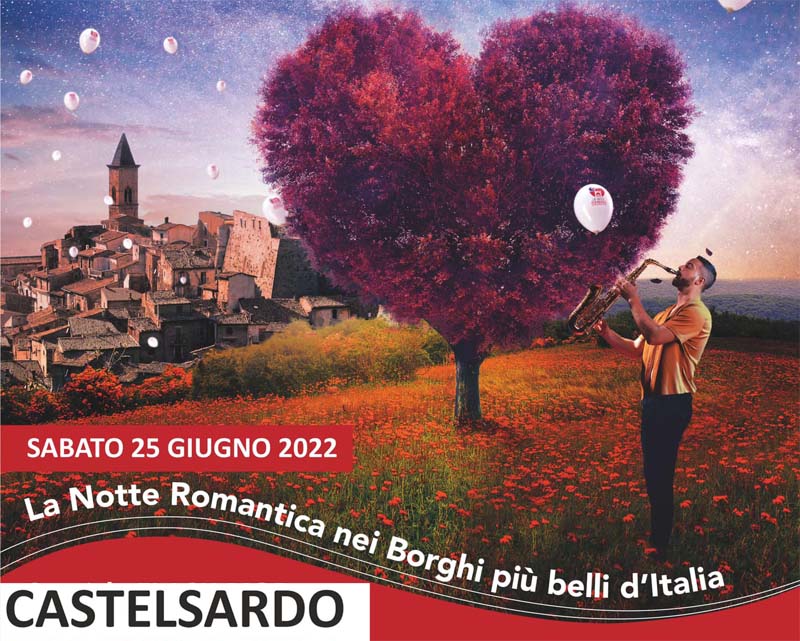 Notte Romantica 2022 a Castelsardo, manifesto