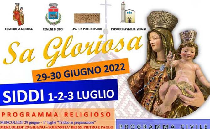 Sa Gloriosa Siddi 2022, programma e manifesto