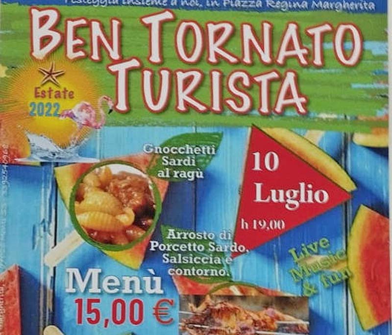 Bentornato turista a Monti, date e programma 2022