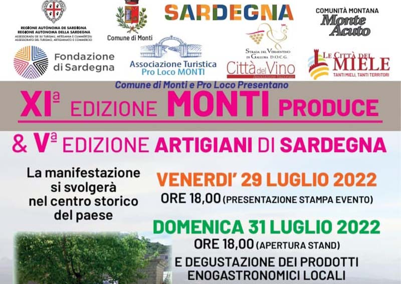 Monti Produce 2022, manifesto e programma