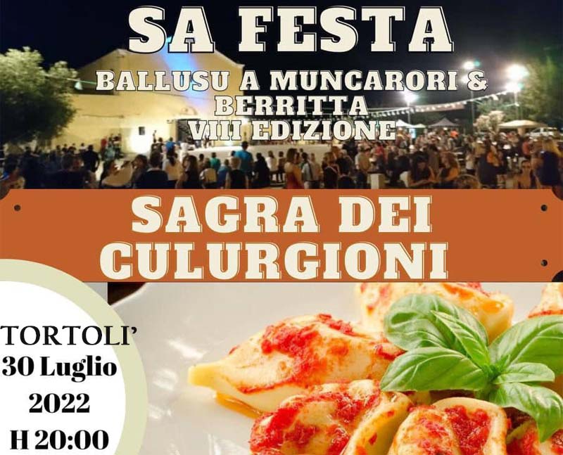 Sagra dei culurgiones Tortolì, manifesto e programma