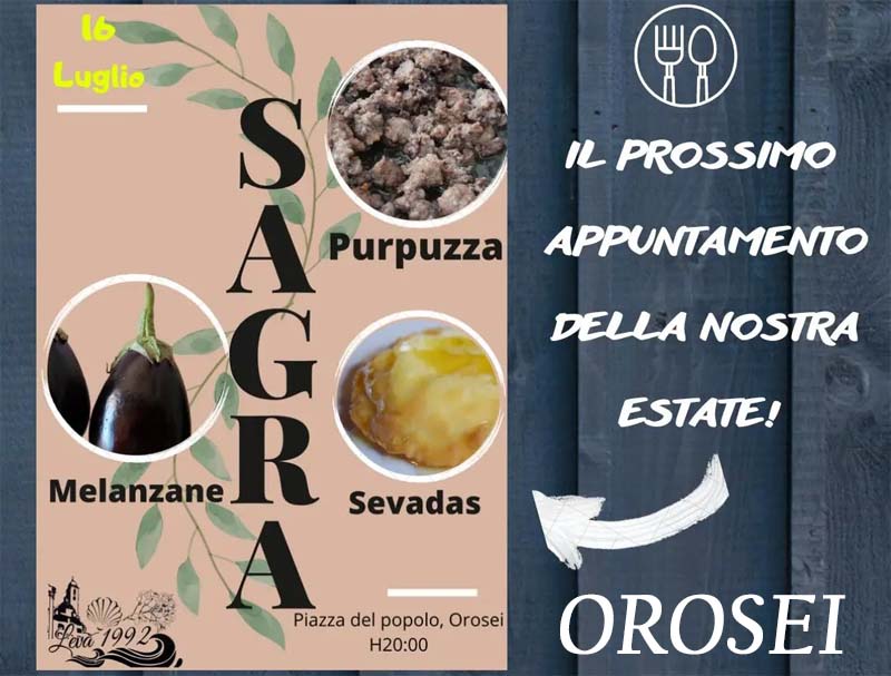 Sagra della purpuzza e melanzane a Orosei