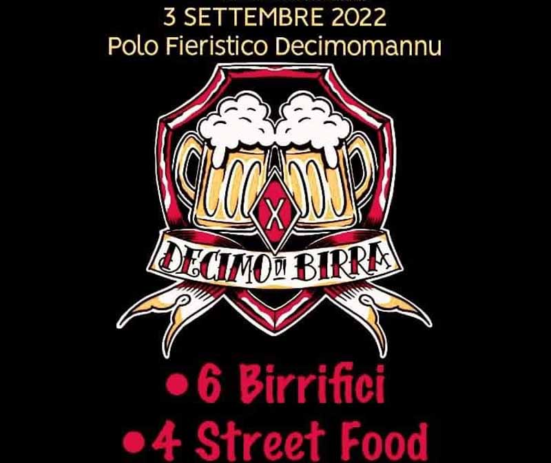 Decimo di birra a Decimomannu, manifesto e programma