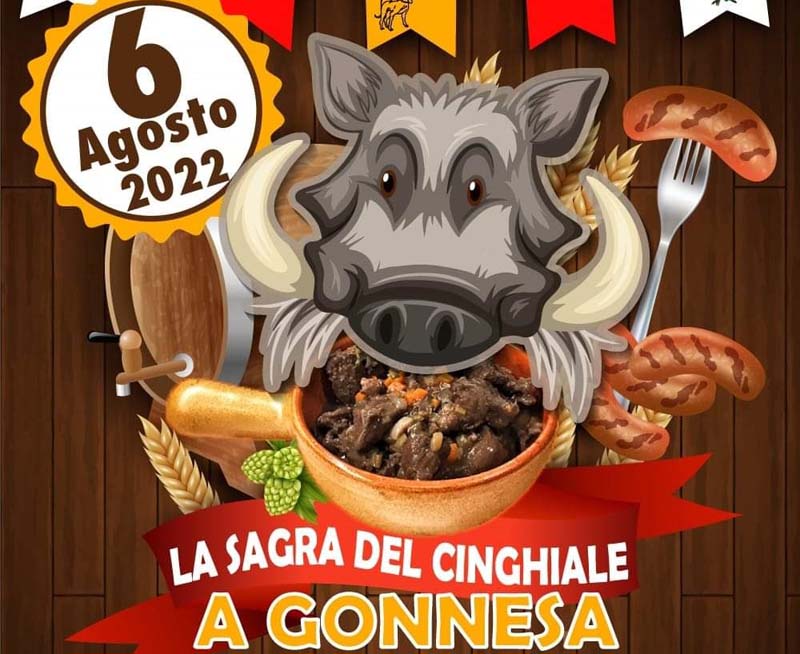 Sagra del cinghiale a Gonnesa, manifesto