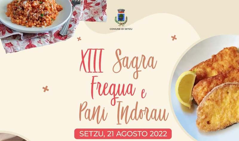 Sagra Fregua e pane indorau 2022 a Setzu, manifesto e programma