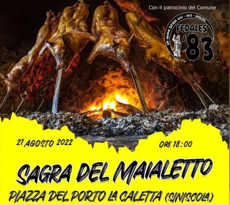 Sagra del mialetto a La Caletta di siniscola, manifesto e programma