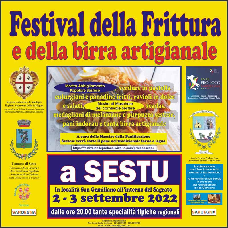 Festival della frittura e della birra artigianale San Gemiliano, Sestu