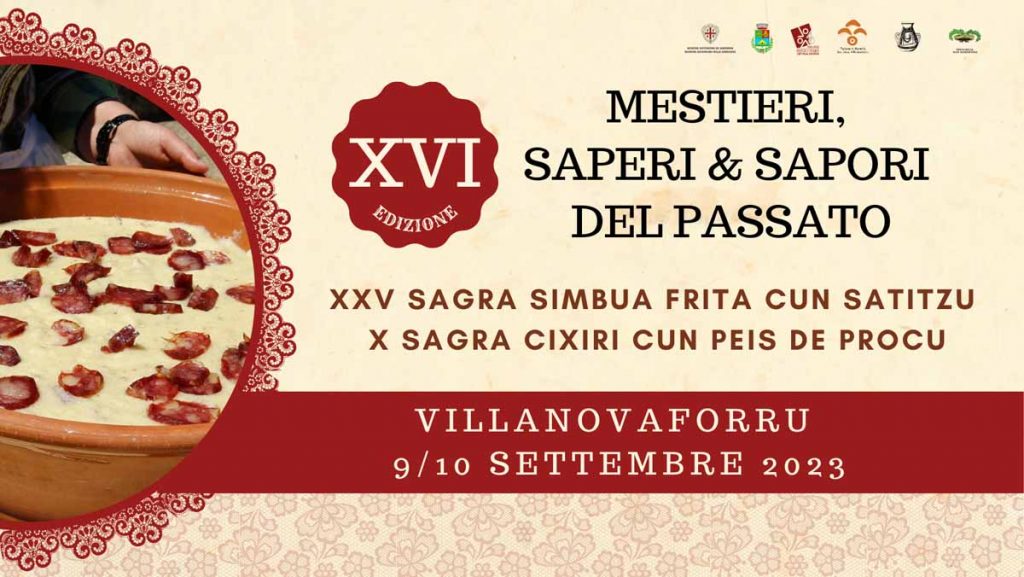 Mestieri, Saperi e Sapori del Passato 2023 a Villanovaforru, manifesto e programma