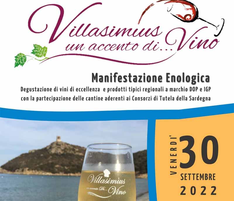 Un accento di vino a Villasimius 2022, manifesto e programma