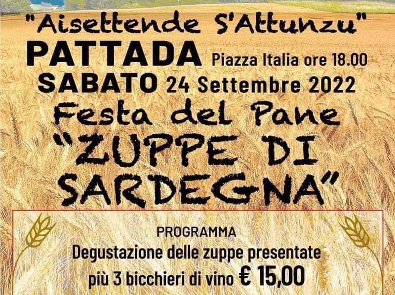 Zuppe di Sardegna Pattada 2022, programma e manifesto