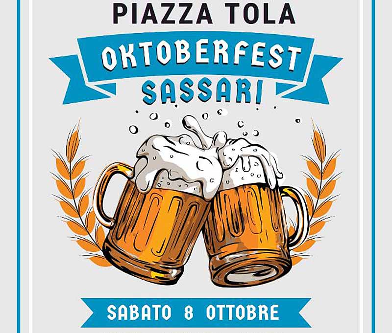 Oktoberfest 2022 in piazza tola a Sassari, manifesto e programma