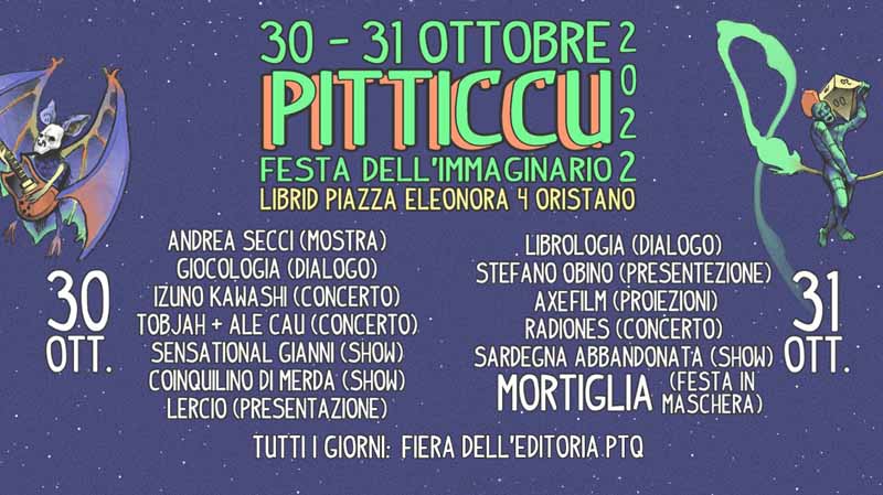 Pitticcu, festival dell'immaginario 2022, Oristano