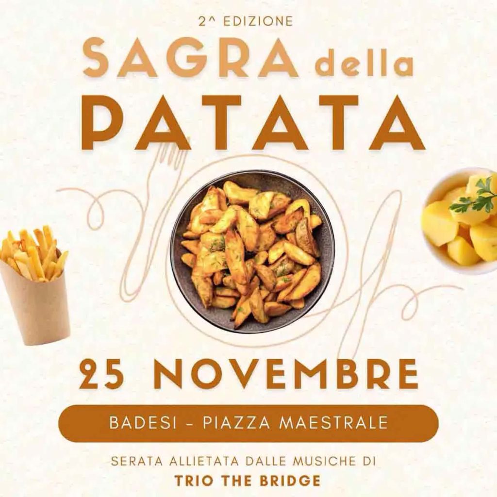 Sagra patata Badesi 2022, programma , data e manifesto