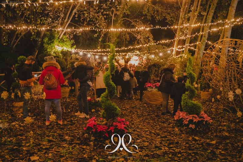 Villaggio di Babbo Natale a Ossi, il parco di Fundoni illuminato a festa