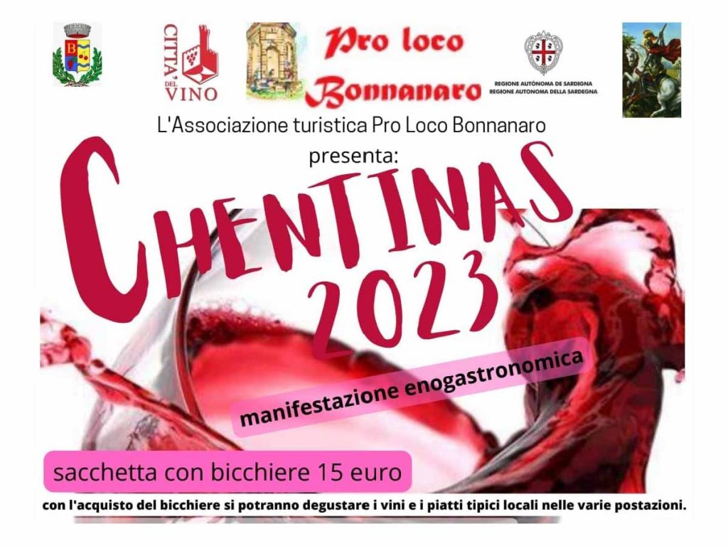 Chentinas a Bonnanaro, manifesto e programma 2023