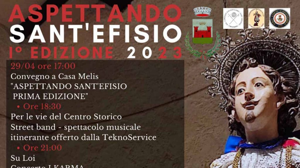 Aspettando Sant'Efisio a Capoterra, programma 2023