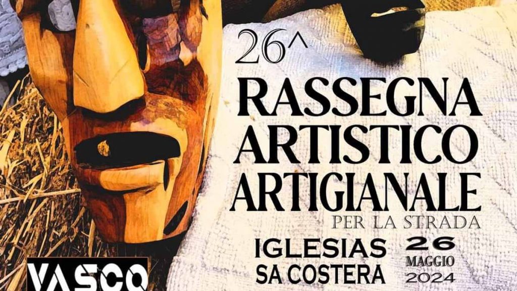 Rassegna artistico artigianale Per la Strada a Iglesias, manifesto 2024