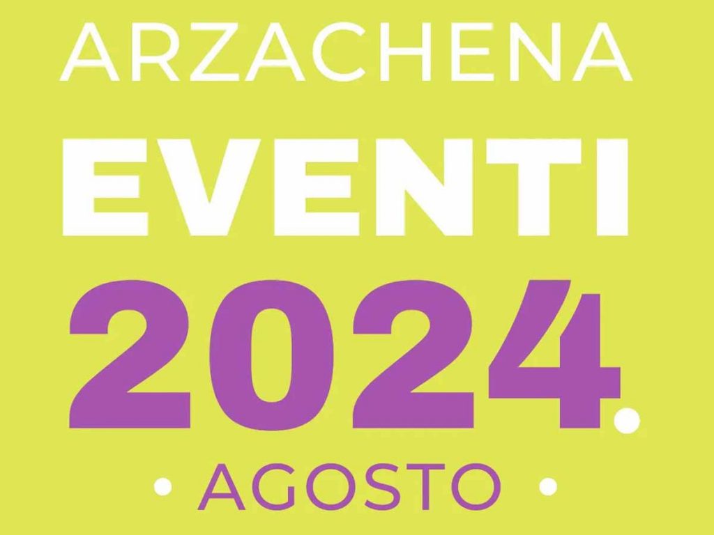 Arzachena eventi agosto 2024, manifesti