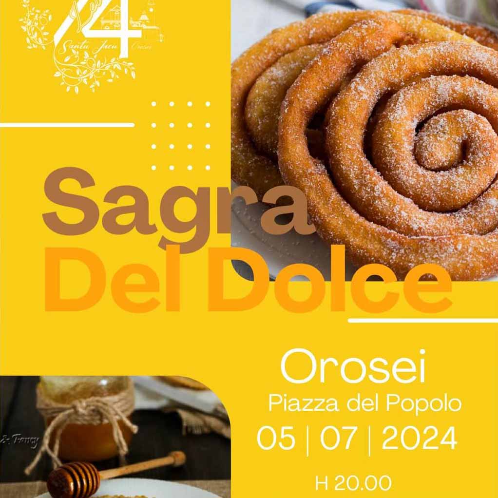 Sagra dei dolci sardi a Orosei 2024, manifesto e programma