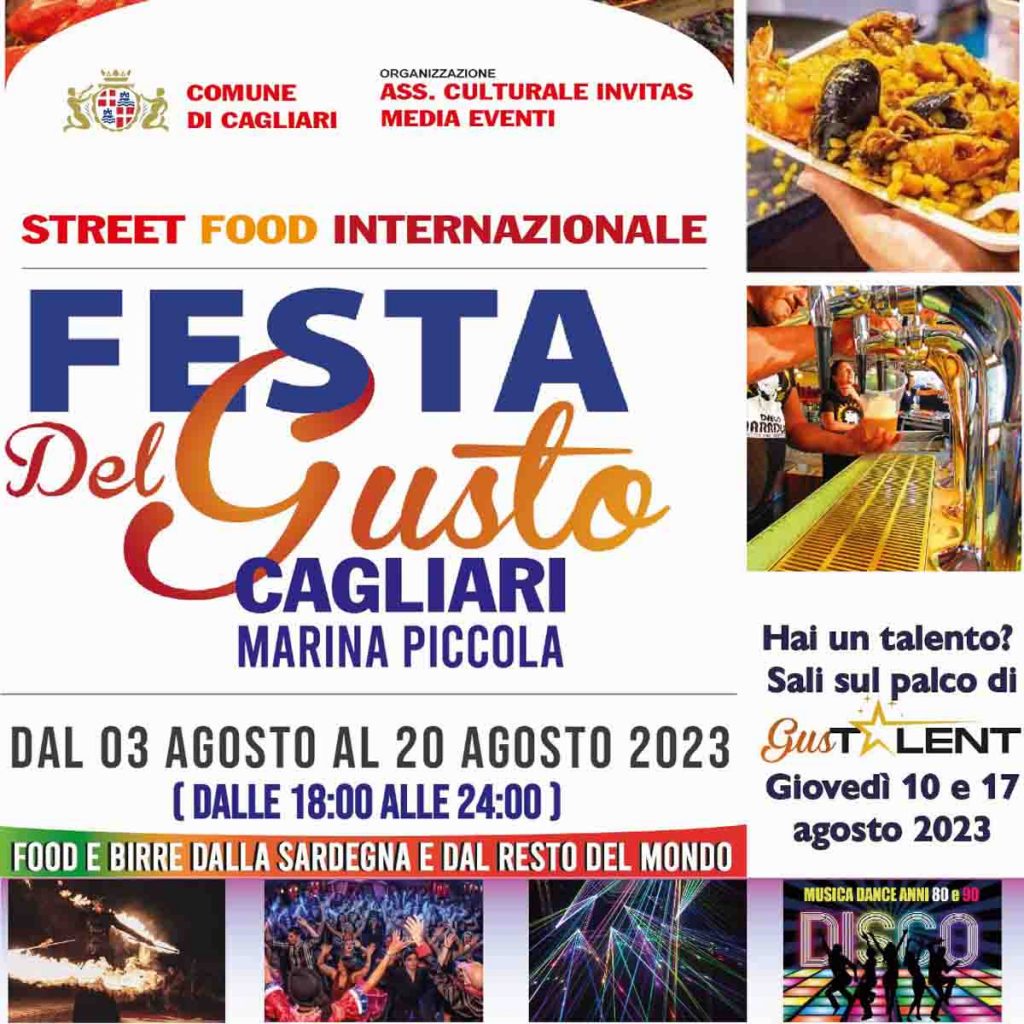 Programma Festa del gusto 2023 a Cagliari, programma