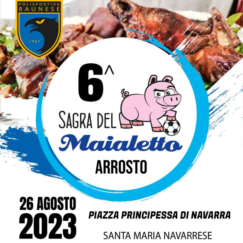 Sagra del maialetto 2023 a Santa Maria Navarrese, data e programma