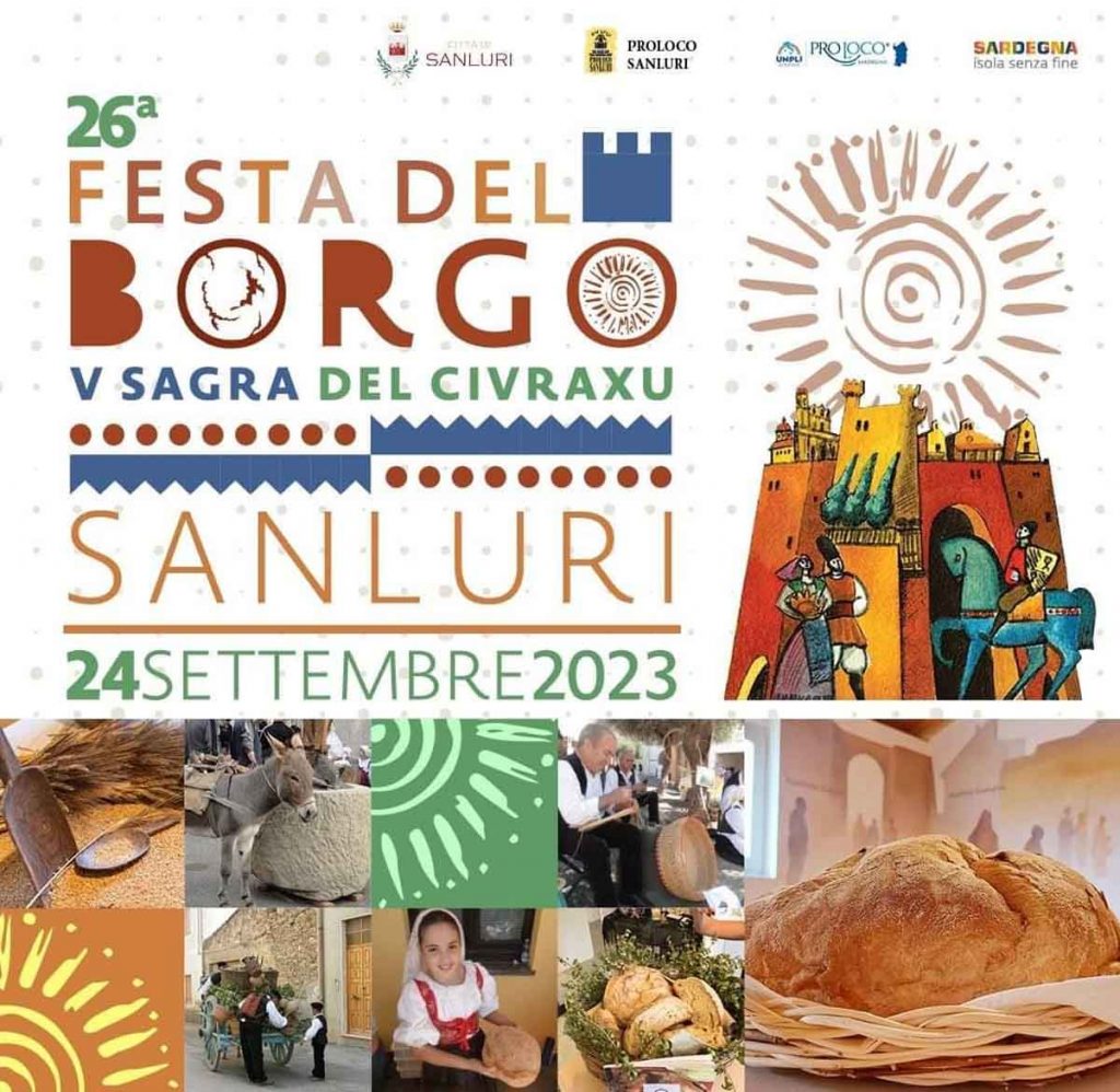 Festa del borgo Sanluri 2023, data e manifesto