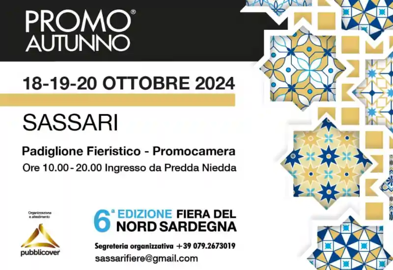 Promo Autunno Sassari 2024, programma, date e manifesto