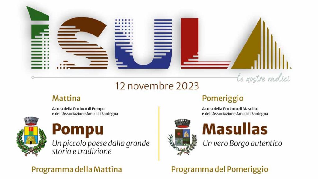Isula 2023 a Pompu e Masullas, manifesto e data