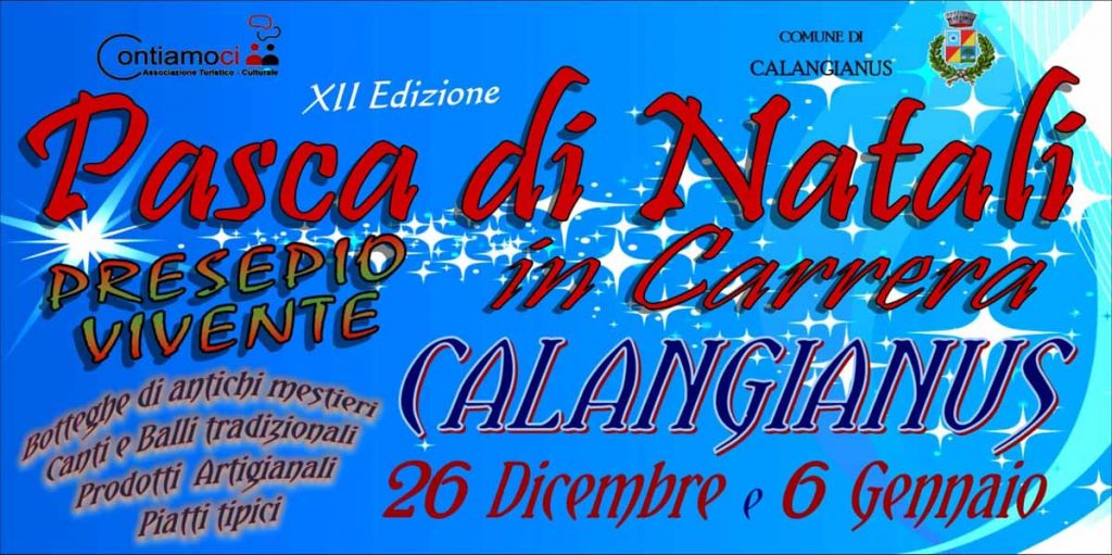 Pasca di Nadali Calangianus 2023, manifesto con date e programma