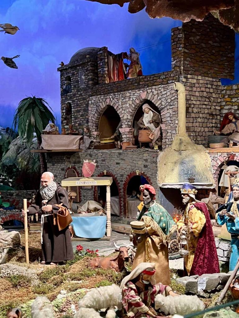Presepe dei frati Cappuccini a Cagliari, particolare