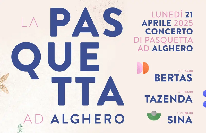 Pasquetta Alghero 2025, programma e orario concerto Tazenda | Sardegna in blog