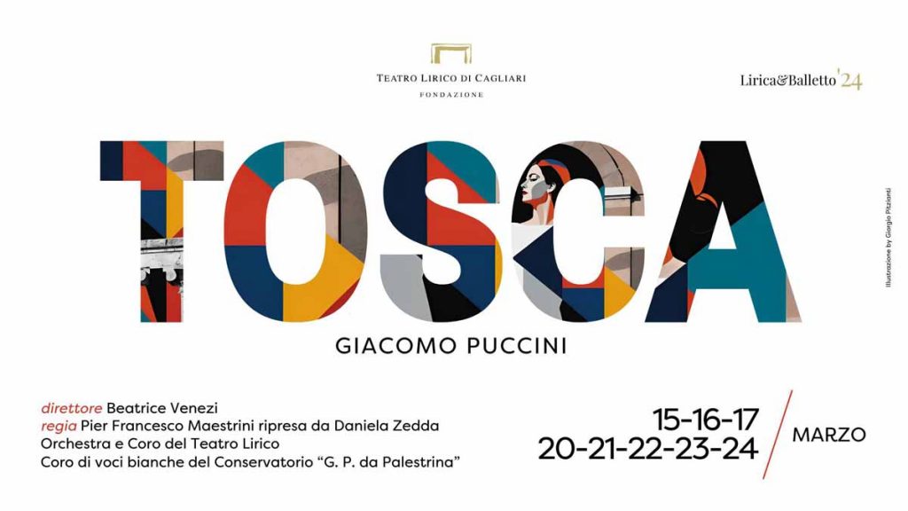 Tosca di Puccini a Cagliari, date e manifesto 2024