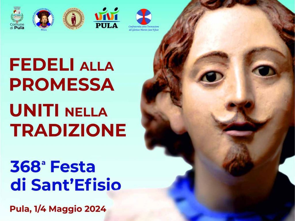 Festa di Sant'Efisio a Pula, manifesto 2024
