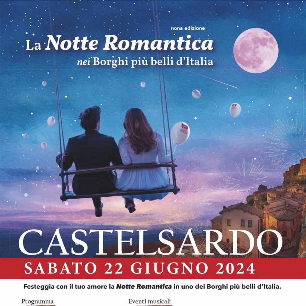Notte Romantica 2024 a Castelsardo, manifesto 