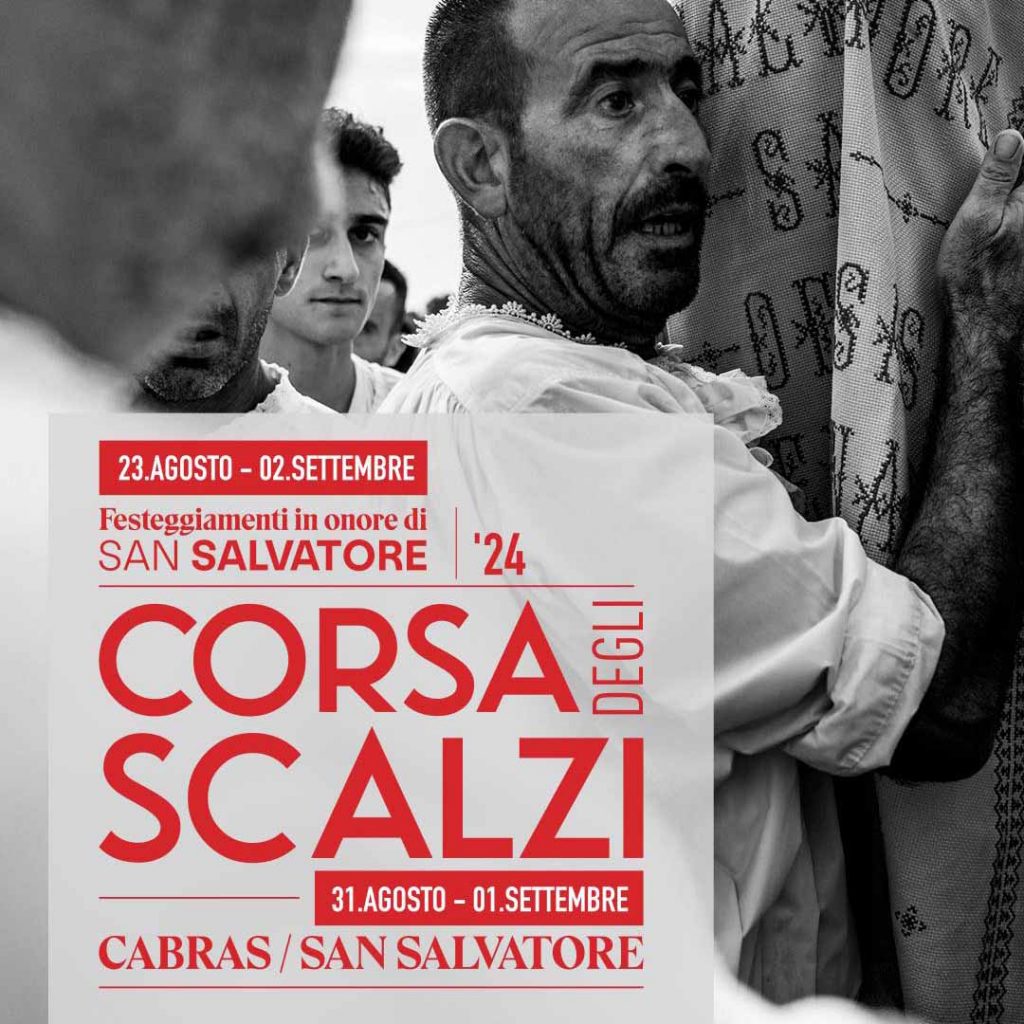 Corsa degli scalzi Cabras 2024, date e manifesto