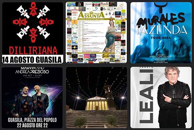 Festa dell'Assunta Guasila 2024, programma e manifesti