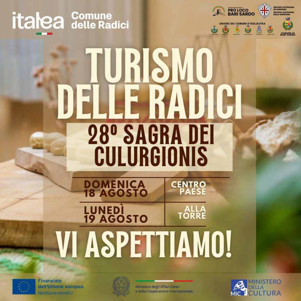 Sagra culurgiones a Bari Sardo, date e manifesto