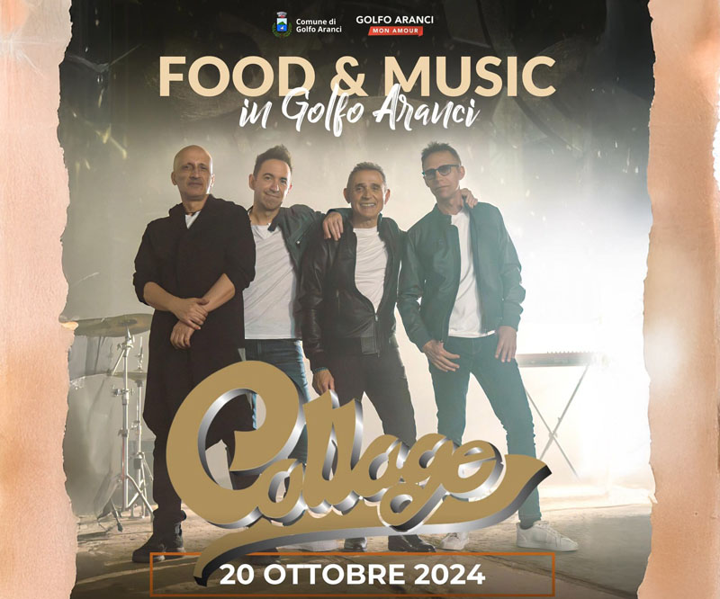 Food & Music in Golfo Aranci, manifesto con data e programma