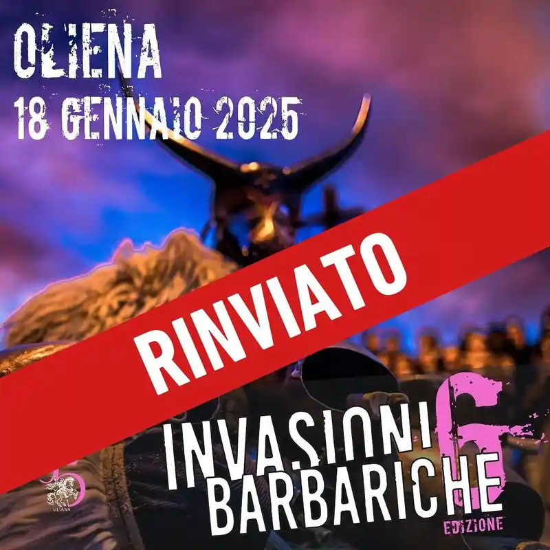Invasioni barbariche Oliena 2025, annuncio rinvio causa maltempo