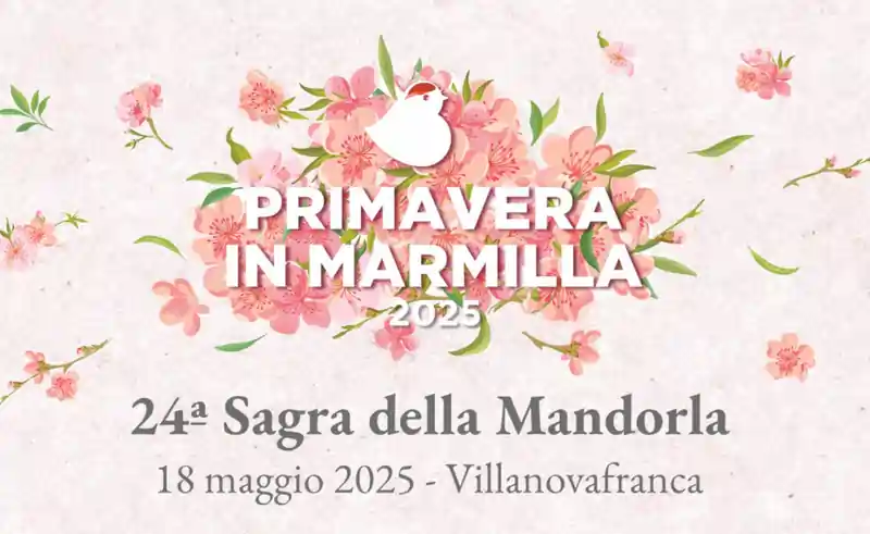 Sagra mandorla Villanovafranca 2025, manifersto con data, programma e orari eventi | Sardegna in blog