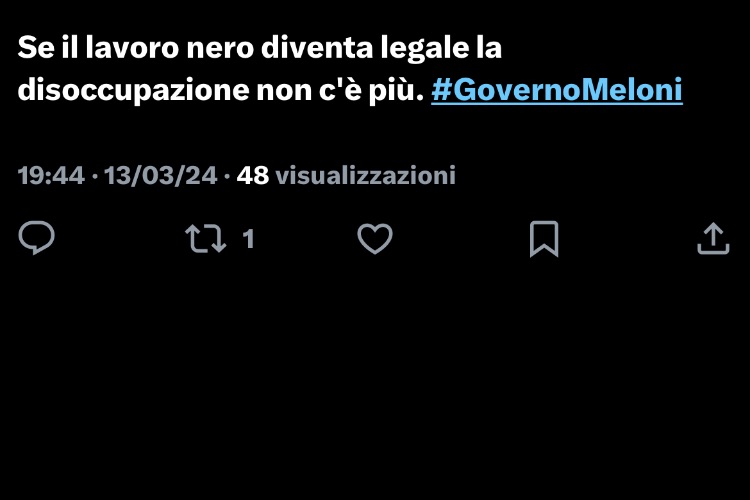 Commento su X