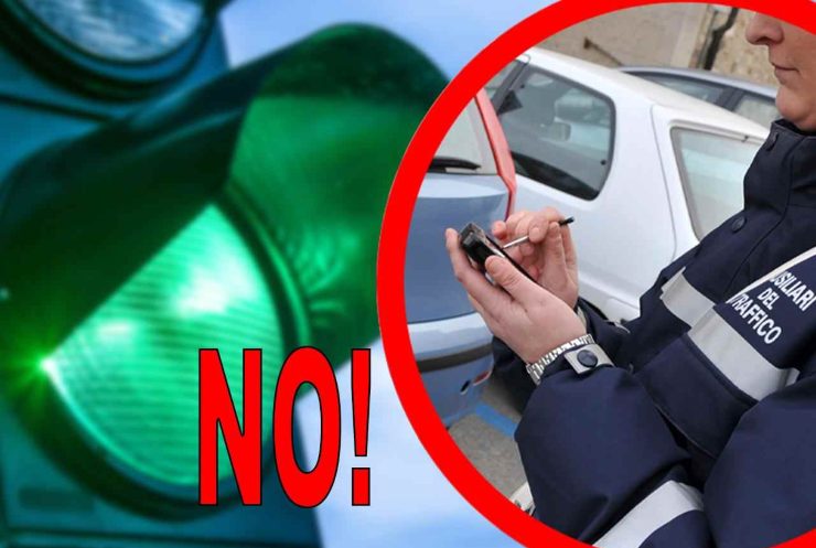 Arriva la multa con il semaforo verde