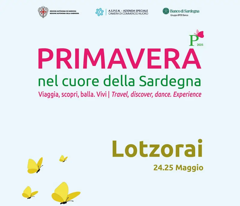 Primavera nel cuore della Sardegna 2025 a Lotzorai, manifesto con programma, date e orari | Sardegna in blog