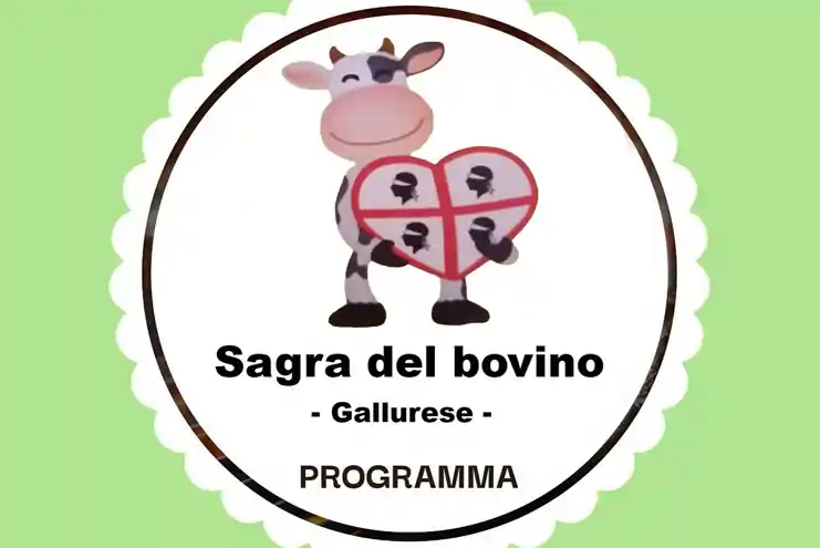 Sagra del bovino Calangianus 2025, manifesto con data, programma e orari | Sardegna in blog