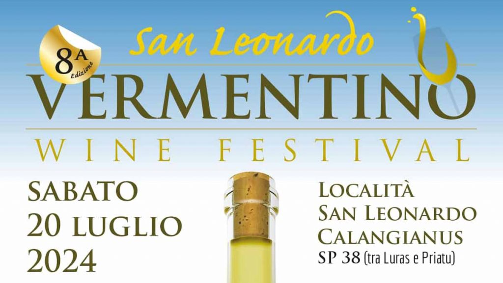 Sagra del vermentino 2024 a Calangianus, data e programma 2024