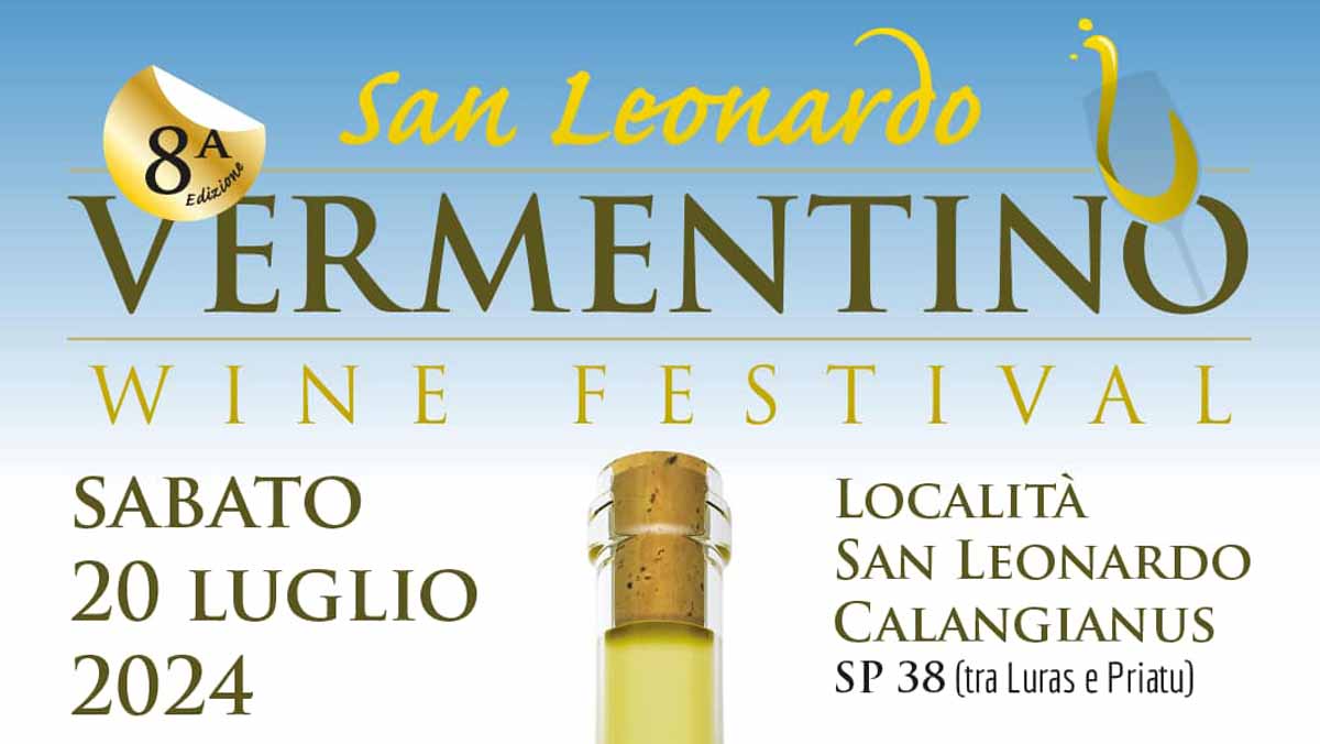 Sagra del vermentino 2024 a Calangianus, data e programma 2024